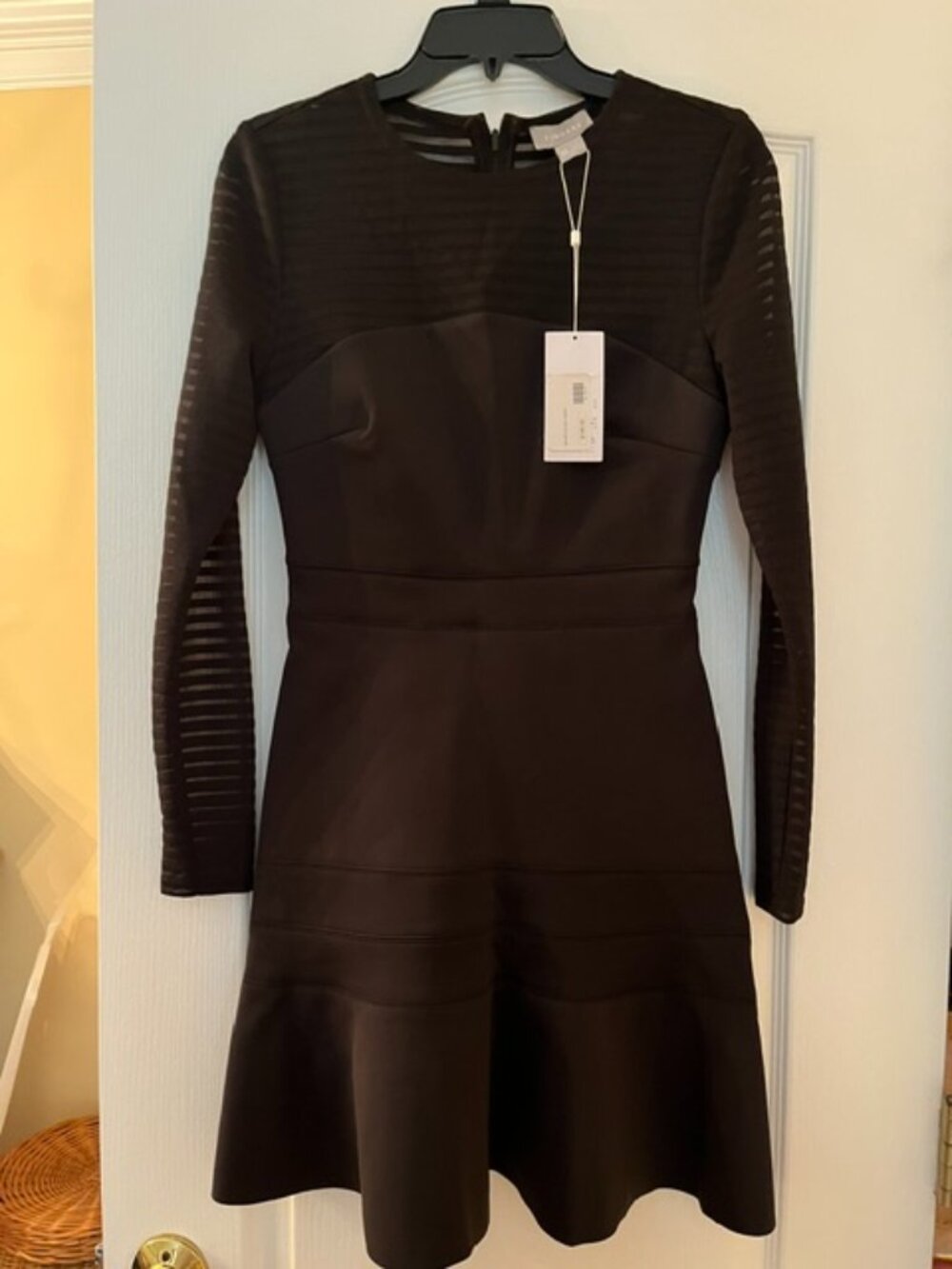 FINDERS “Deception” Black Ribbed Mini Dress – NWT – XS/S